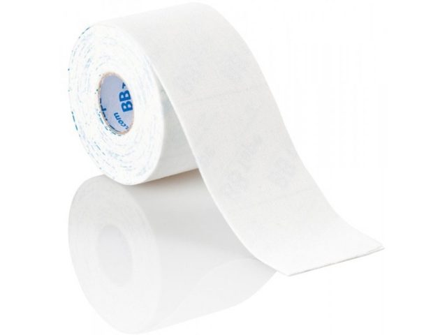 BB Tape - kineziologický tejp 5 cm x 5 m - rôzne farby - Biela