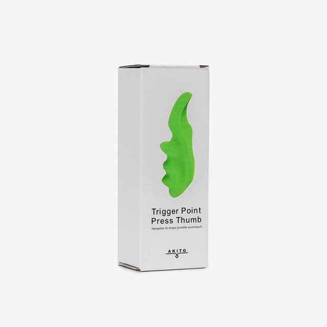 Nástroj na terapiu spúšťových bodov Akito Trigger Point Press Thumb - Zelená