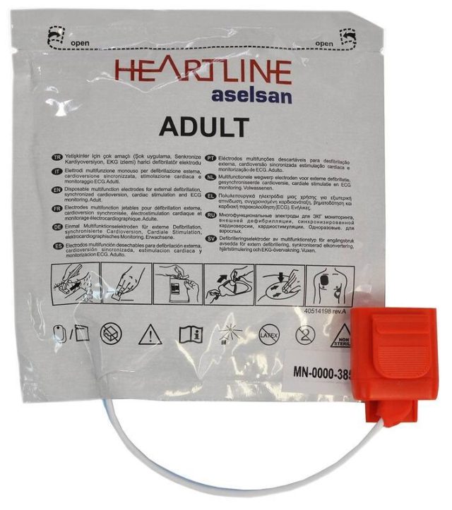Defibrilátor AED Aselsan Heartline s displejom