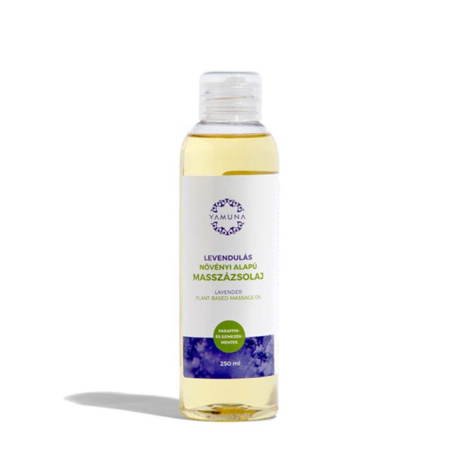 YAMUNA Levanduľový rastlinný masážny olej 250 ml