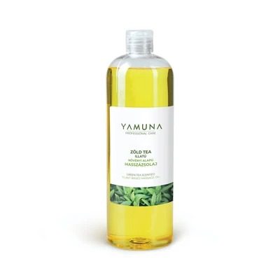 YAMUNA Zelený čaj rastlinný masážny olej 1000ml