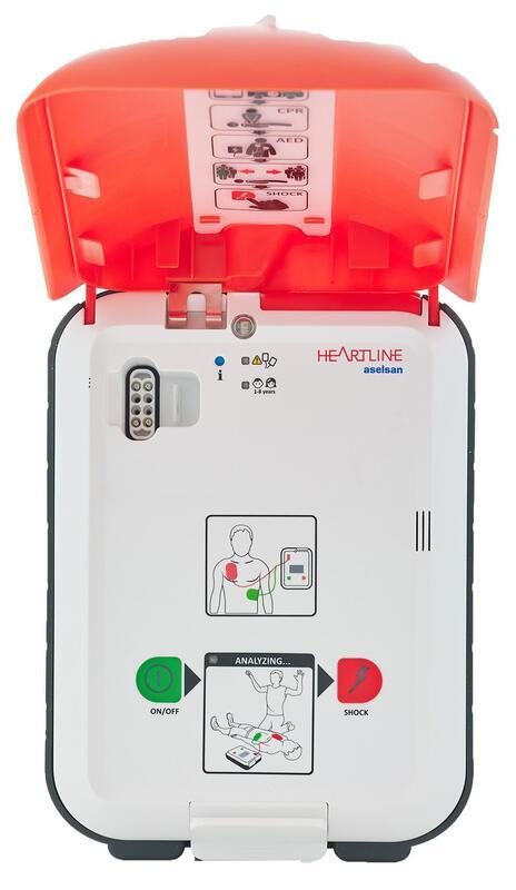 Defibrilátor AED Aselsan Heartline štandard