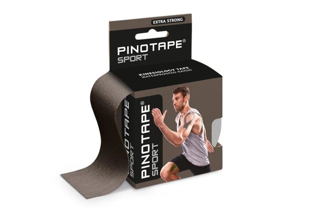 Pino Tape Sport – Kineziologický tejp 5 cm x 5 m - rôzne farby - Tmavo šedá