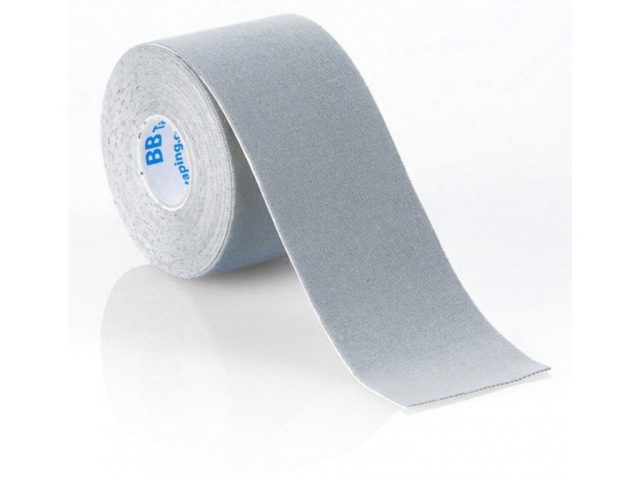 BB Tape - kineziologický tejp 5 cm x 5 m - rôzne farby - Šedá