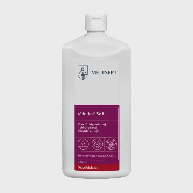 Velodes Soft Medisept – Dezinfekčný prostriedok na ruky na báze alkoholu - 7665/500