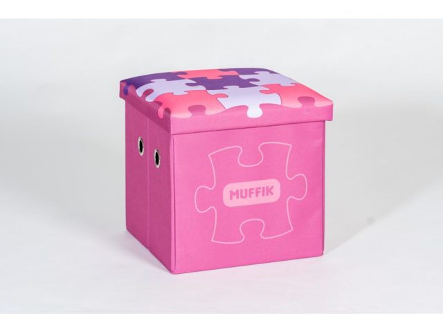Úložný box MUFFIK malý ružový