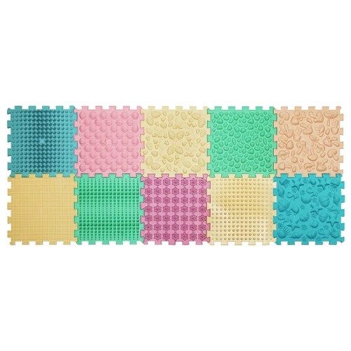 Masážna podložka Puzzle Mix Pastel - 12808