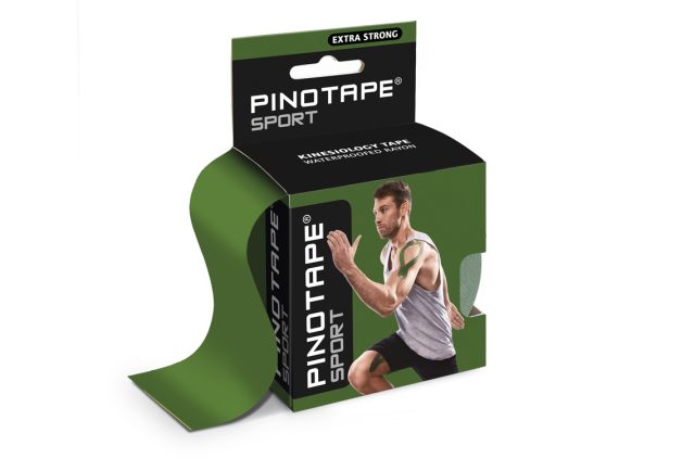 Pino Tape Sport – Kineziologický tejp 5 cm x 5 m - rôzne farby - Olivová