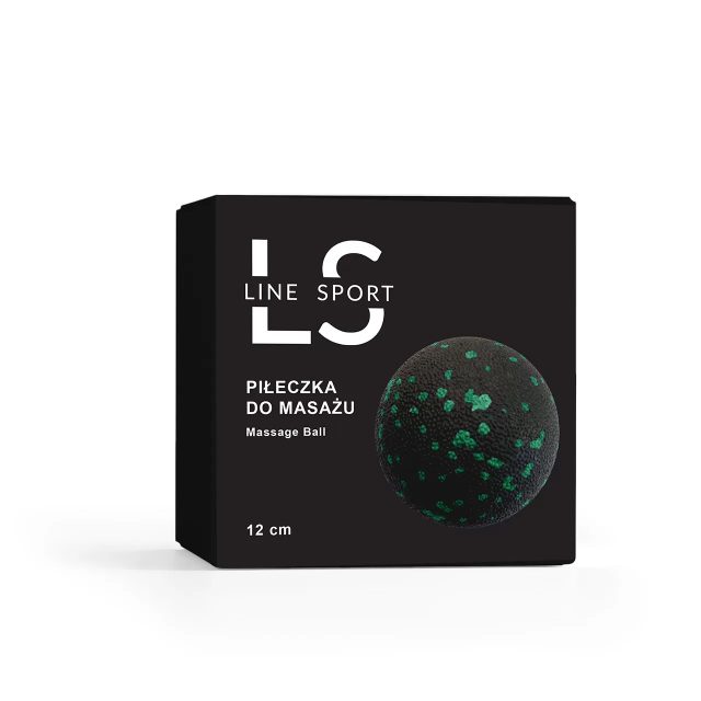 Masážna loptička  Ø12 cm - Modročierna