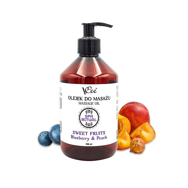 Prírodný vegánsky masážny olej Vcee 500 ml - rôzne vôňe - 6860/U