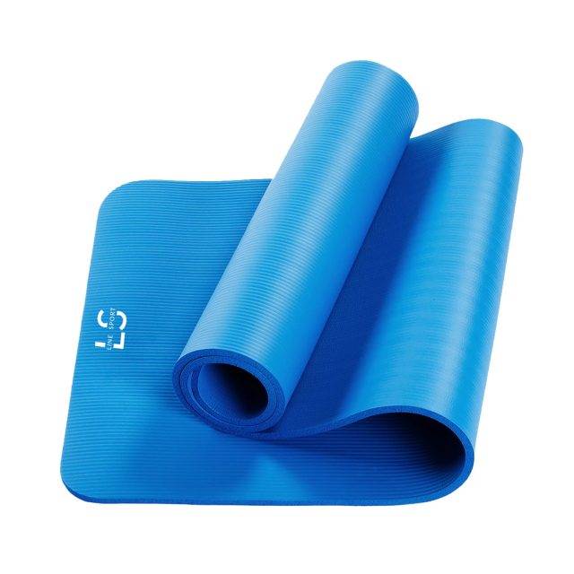 Line Sport Fitness podložka 60cm x 180 cm - rôzne farby - Čierna