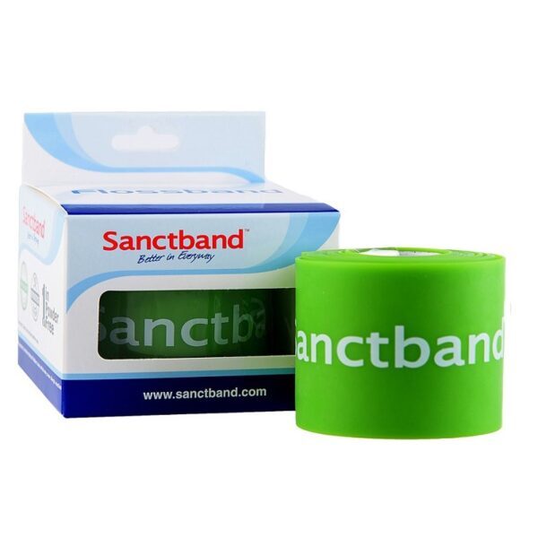 Sanctband Floss Band - rehabilitačná páska - limetková (slabý odpor ) - 5 cm x 2 m