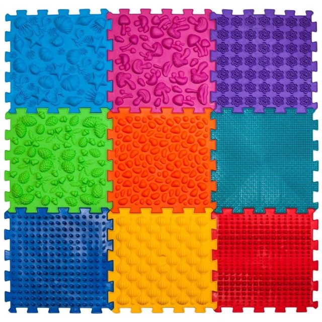 Masážna ortopedická podložka Puzzle "Mix" - 8394/22
