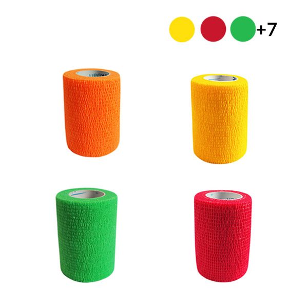 Stokban elastický samolepiaci obväz 7,5 cm x 4,5 m – rôzne farby - Žltá