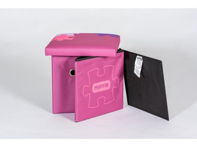 Úložný box MUFFIK malý ružový