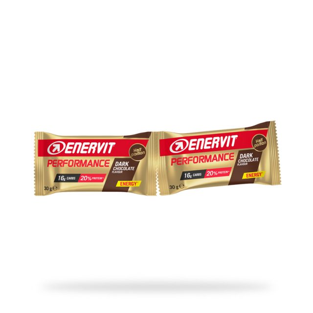 Enervit PERFORMANCE BAR 30+30 g tmavá čokoláda