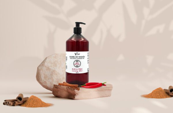 Prírodný vegánsky masážny olej Vcee 1000 ml - rôzne vôňe - 6857/OLI