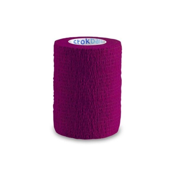 Stokban elastický samolepiaci obväz 7,5 cm x 4,5 m – rôzne farby - Fialová