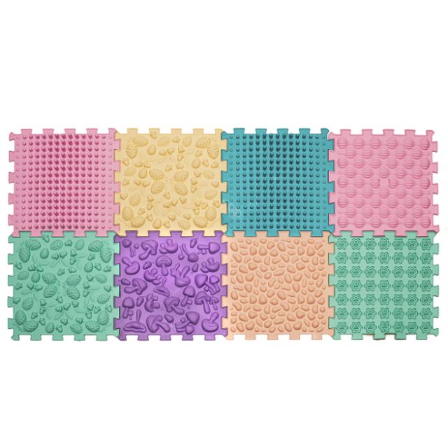 Masážna podložka Puzzle Mix Pastel - 12741