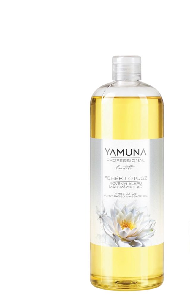 YAMUNA Biely lotos – rastlinný masážny olej