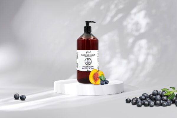 Prírodný vegánsky masážny olej Vcee 1000 ml - rôzne vôňe - 6857/KOR