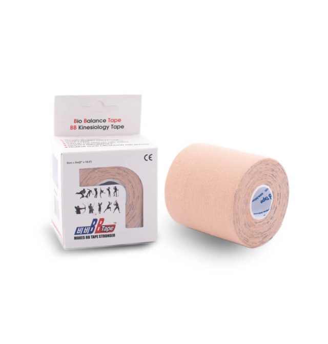 BB Tape - kineziologický tejp 7,5 cm x 5 m - rôzne farby - Béžová