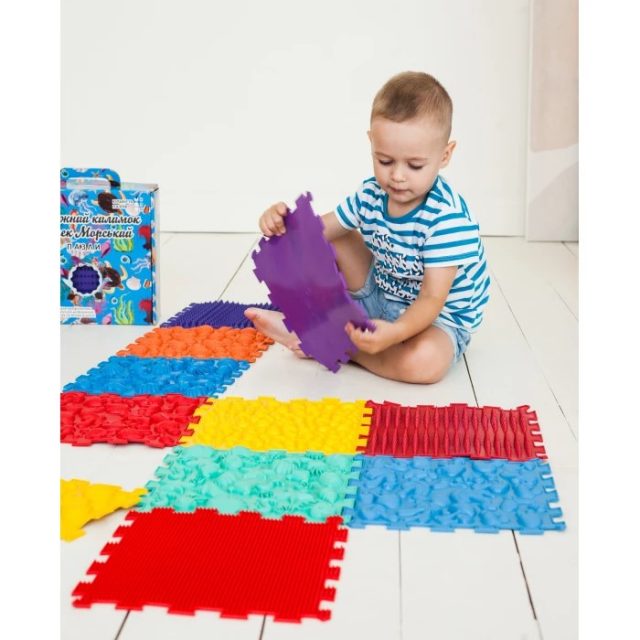 Masážna ortopedická podložka Puzzle "Mix" 20 , 24, 25 - 8400/20