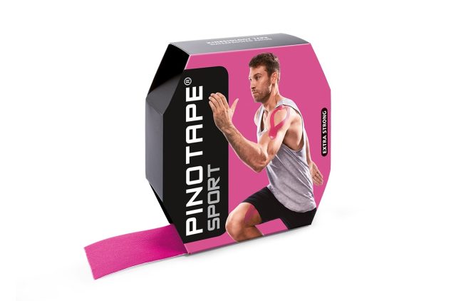 Pino Tape Pro Sport – Kineziologický tejp 5 cm x 31 m - rôzne farby - Ružová