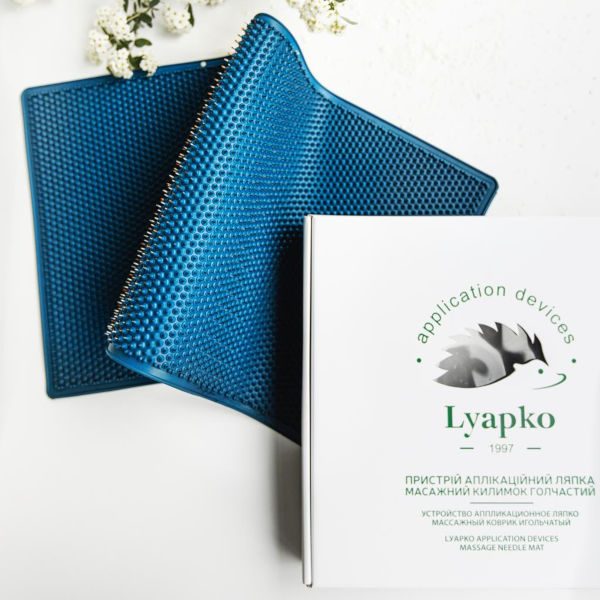 LYAPKO - akupresúrna podložka MAX 29cm x 56 cm - 6,2 - rôzne farby - Čierna