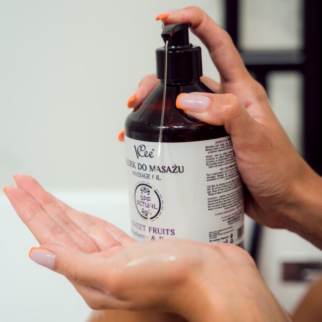 Prírodný vegánsky masážny olej Vcee 1000 ml - rôzne vôňe - 6857/MEN