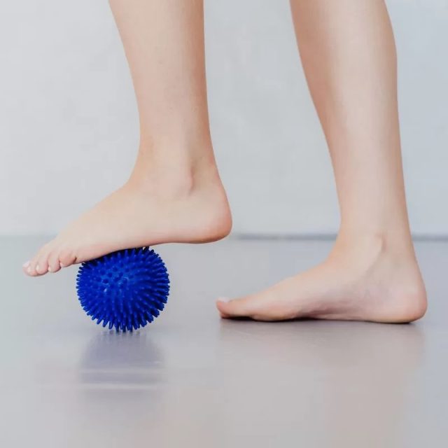 Masážne loptičky ježko - set 4 ks