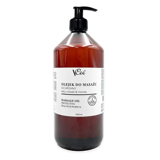 Prírodný vegánsky masážny olej Vcee 1000 ml - rôzne vôňe - 6857/OLI