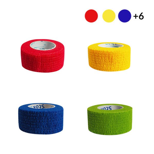Stokban elastický samolepiaci obväz 2,5 cm x4 ,5 m – rôzne farby - Béžová