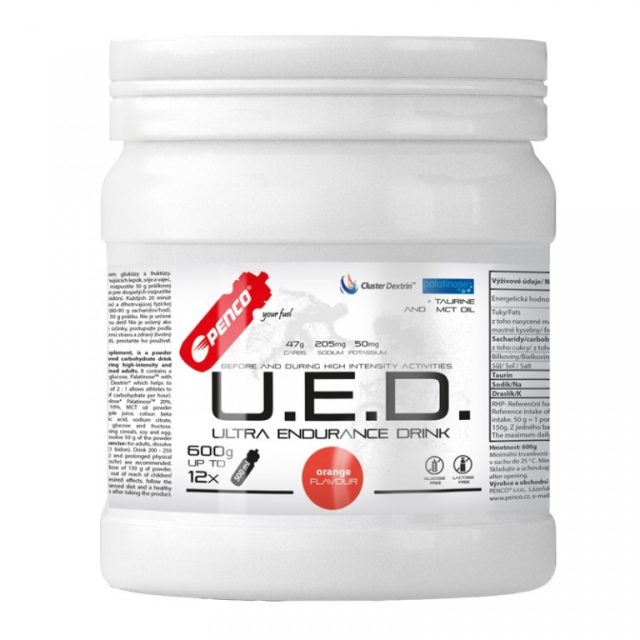 ULTRA ENDURANCE DRINK 600g, pomaranč