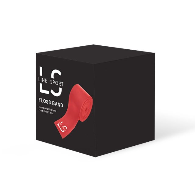 Line Sport Floss Band 1 mm - red