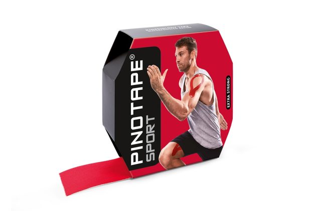 Pino Tape Pro Sport – Kineziologický tejp 5 cm x 31 m - rôzne farby - Červená