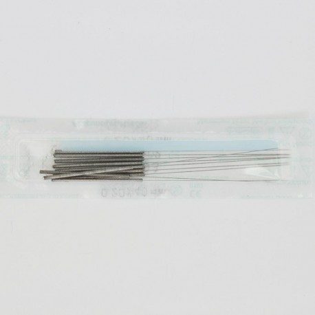 Akupunktúrne ihly - EAKU - oceľová rukoväť - balené v 10 ihliach s vodidlom - 1000 ks. - 8256/0-14