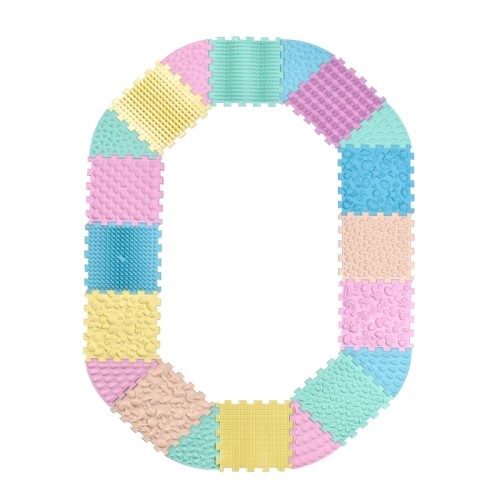 Masážna podložka Ortek Mix Puzzle Pastel - 12902