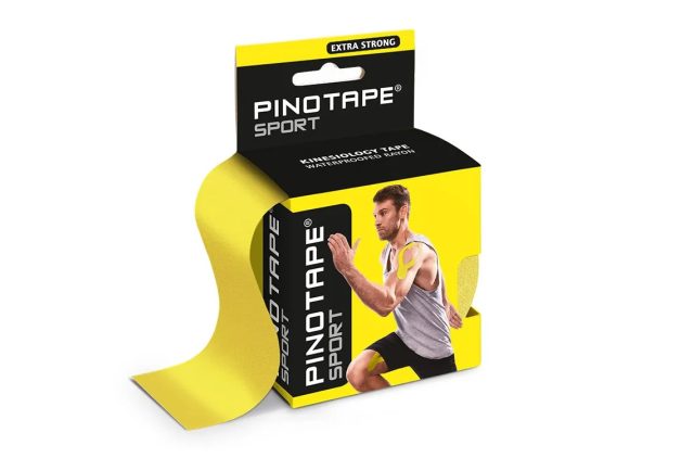 Pino Tape Sport – Kineziologický tejp 5 cm x 5 m - rôzne farby - Žltá