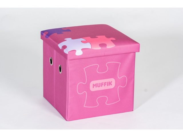 Úložný box MUFFIK malý ružový