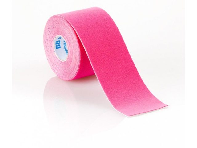 BB Tape - kineziologický tejp 5 cm x 5 m - rôzne farby - Ružová