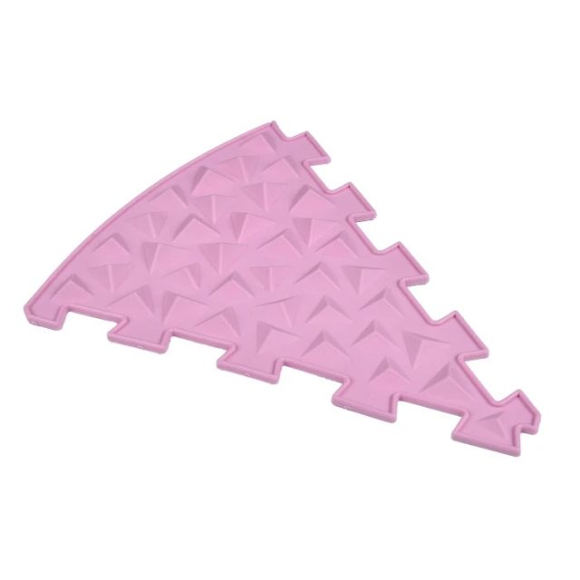 Puzzle Trojuholník Kryštál - Pastelovo modrá