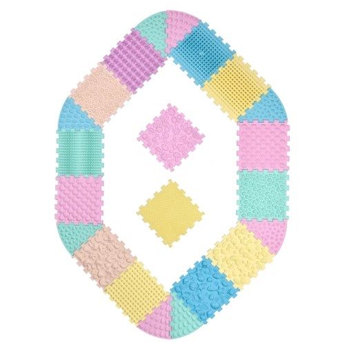 Masážna podložka Ortek Mix Puzzle Pastel - 12903