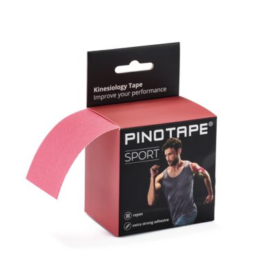 Pino Tape Sport – Kineziologický tejp 5 cm x 5 m - rôzne farby - Koralová