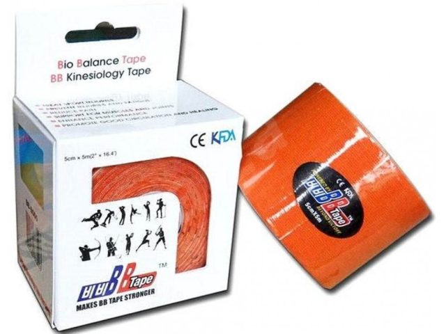 BB Tape - kineziologický tejp 5 cm x 5 m - rôzne farby - Modrá