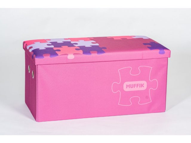 Úložný box MUFFIK veľký - Ružová