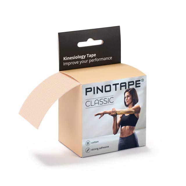 Pino Tape Therapy – Kineziologický tejp 5 cm x 5 m - Svetlobéžová