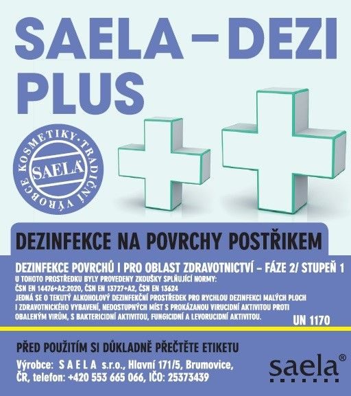 SAELA – Dezinfekcia na povrchy : Dezi Plus - 8472/100