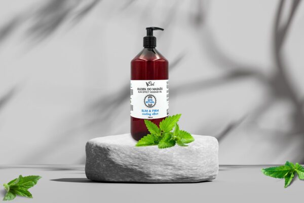 Prírodný vegánsky masážny olej Vcee 1000 ml - rôzne vôňe - 6857/OLI
