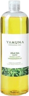 YAMUNA Zelený čaj rastlinný masážny olej 250ml